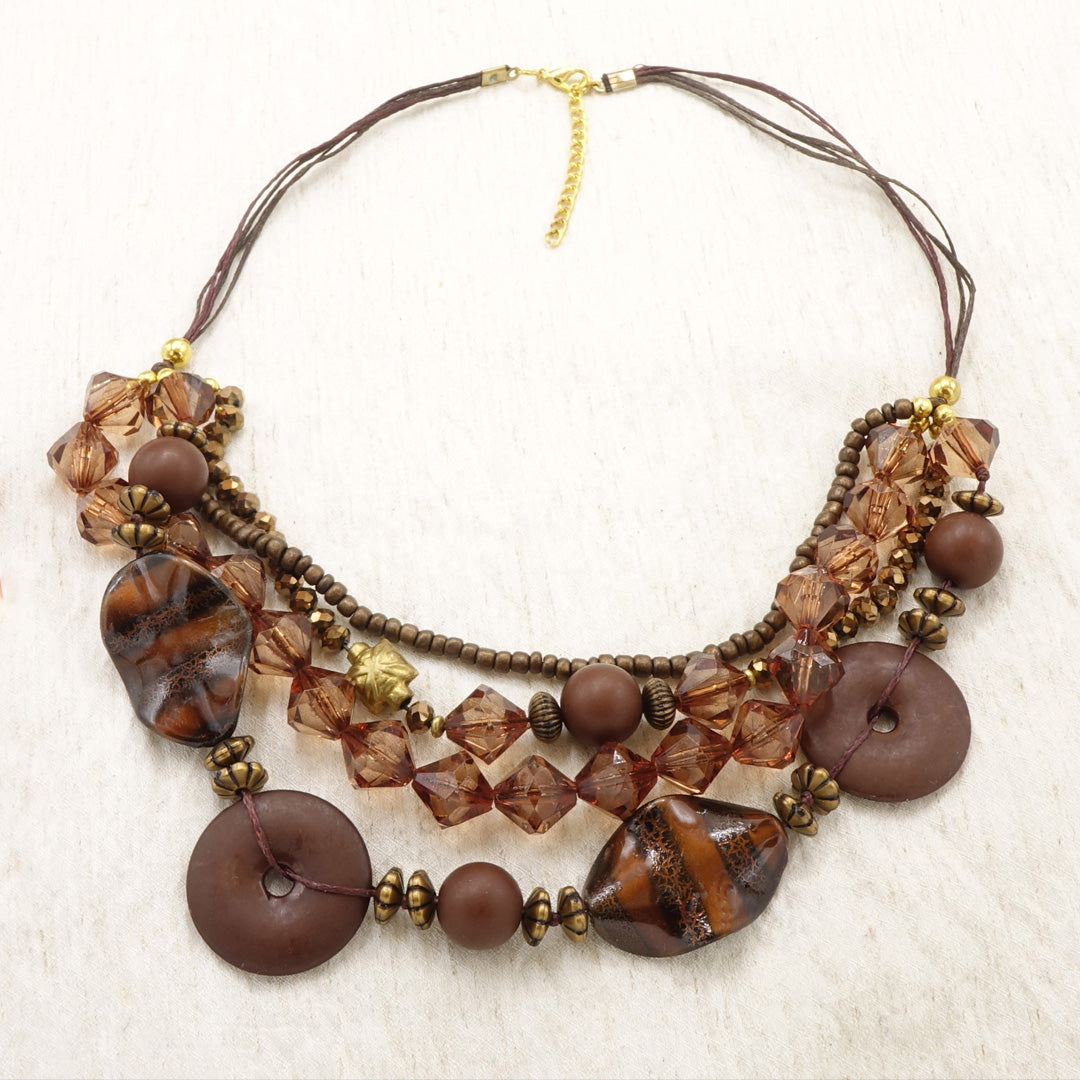 Beaded Chunky Necklace
