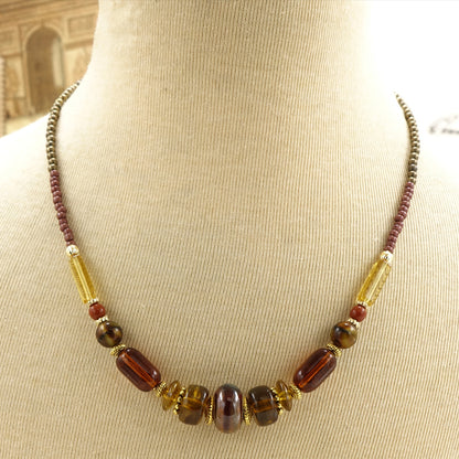Boho Beaded Hippie Necklace
