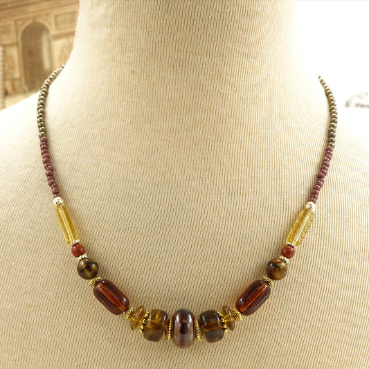 Boho Beaded Hippie Necklace