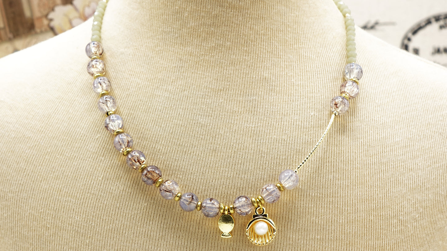 Beaded Shell Necklace