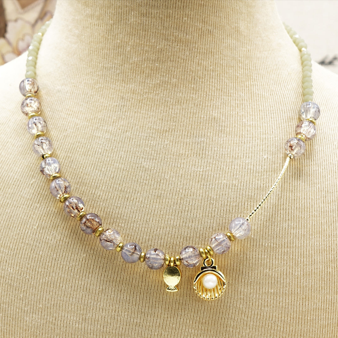 Beaded Shell Necklace