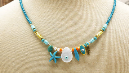 Beaded Ocean Necklace