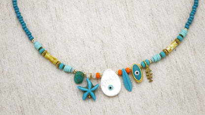 Beaded Ocean Necklace