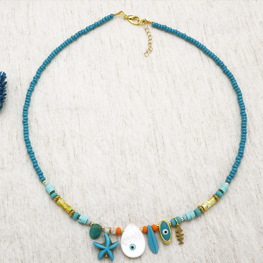 Beaded Ocean Necklace