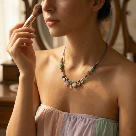 Pastel Garden Charm Necklace