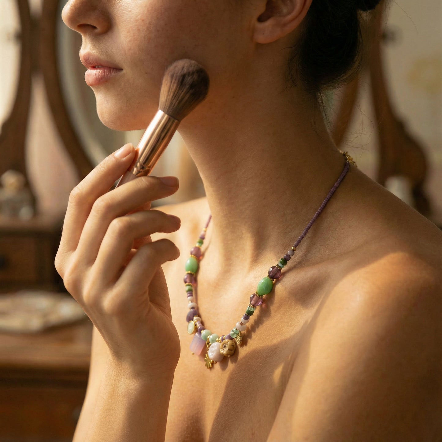 Pastel Garden Charm Necklace