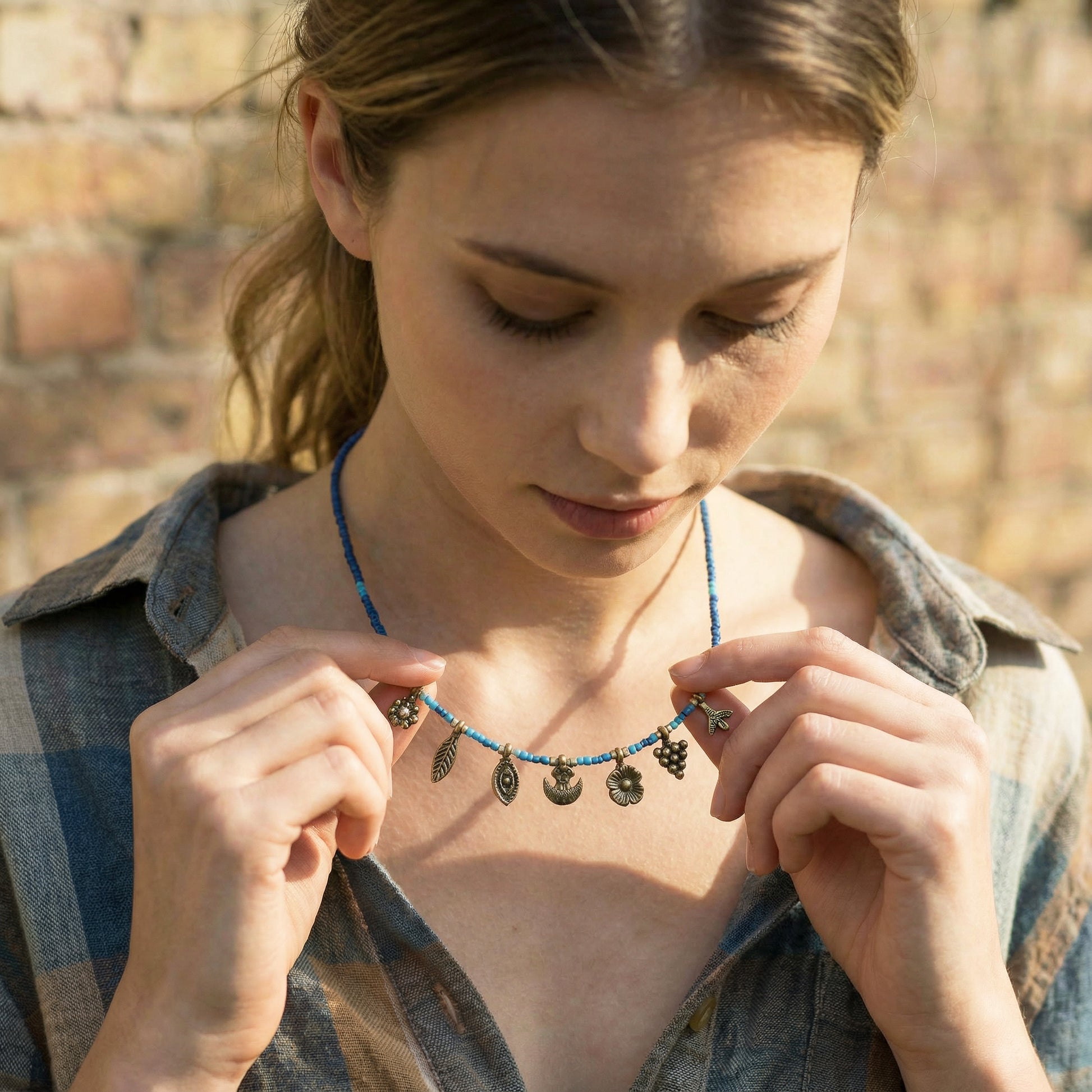 Minimalist Summer Necklace - Verna Artisan Works