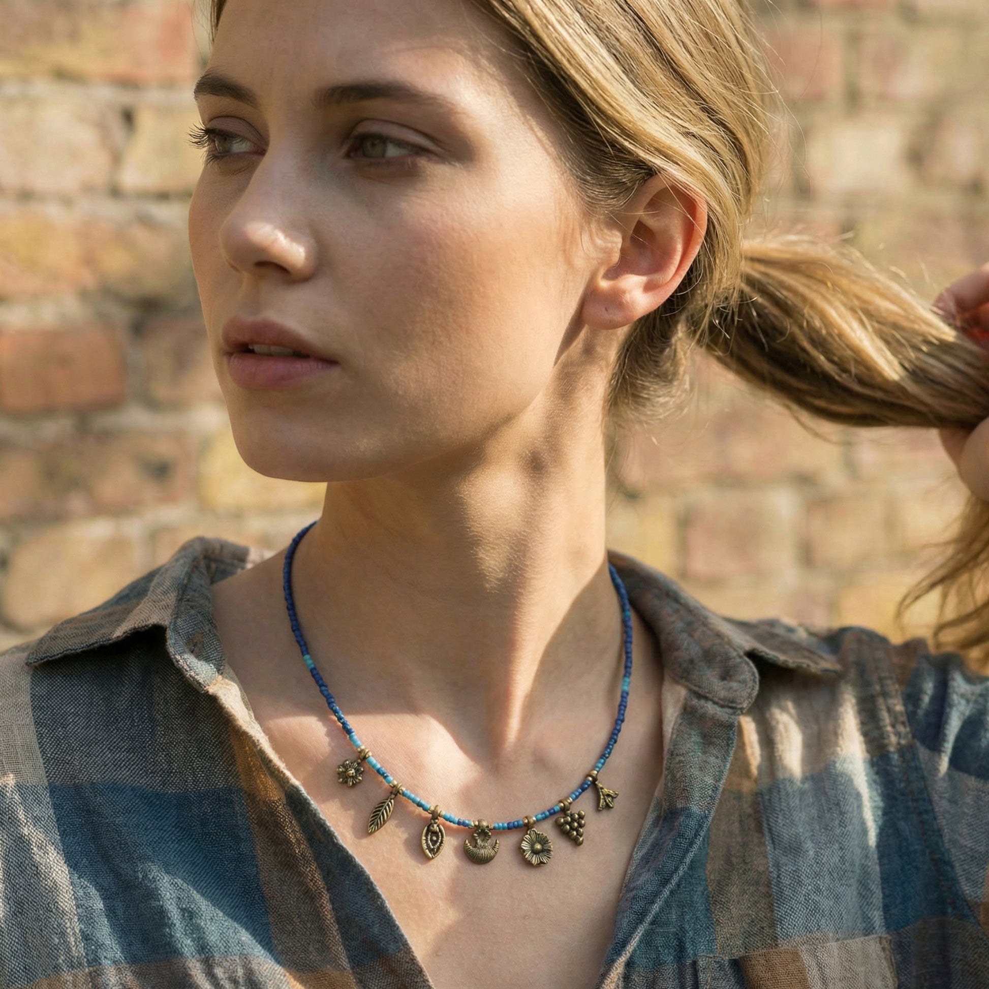 Minimalist Summer Necklace - Verna Artisan Works