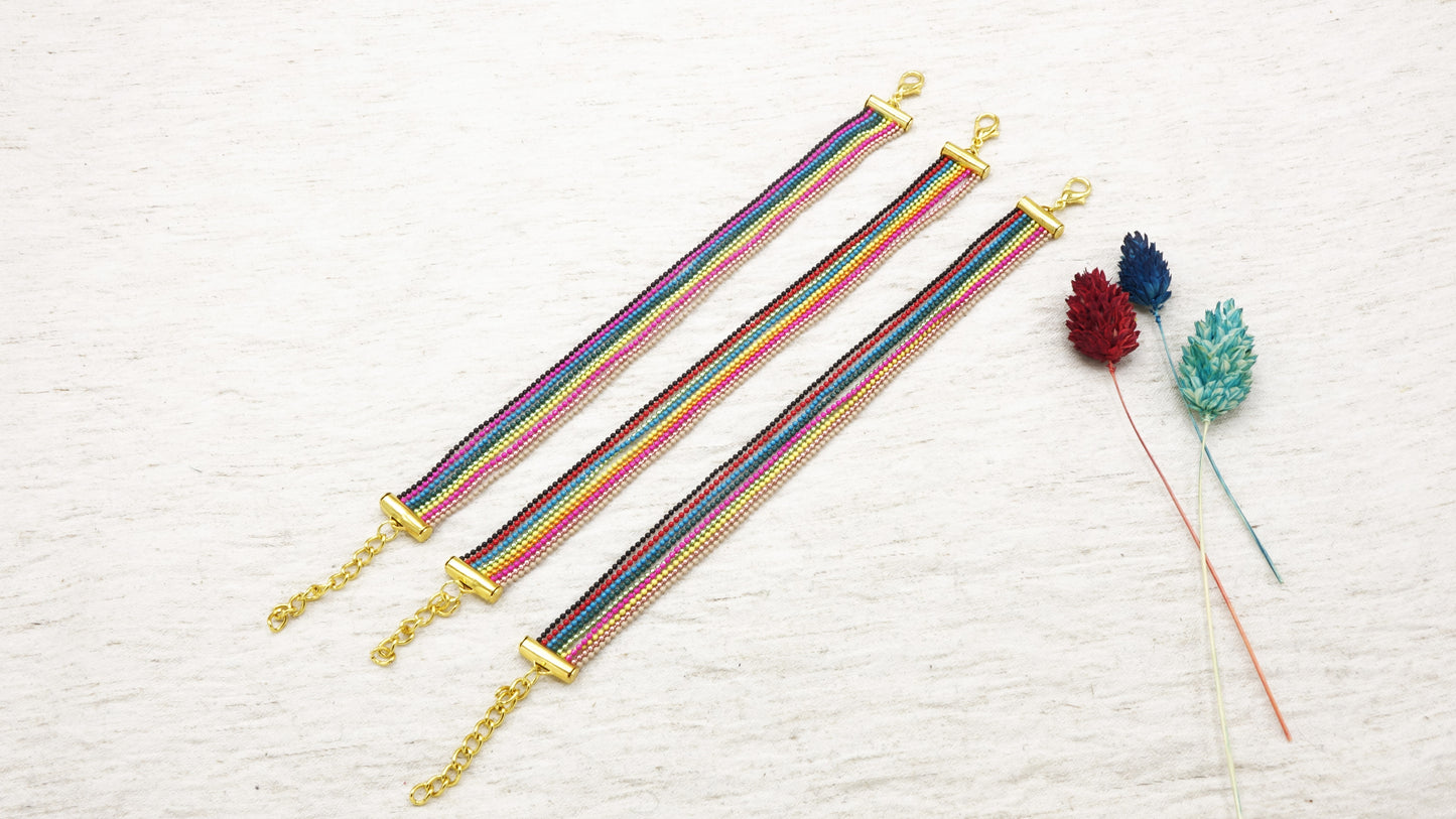 Colourful Rainbow Chain Bracelet