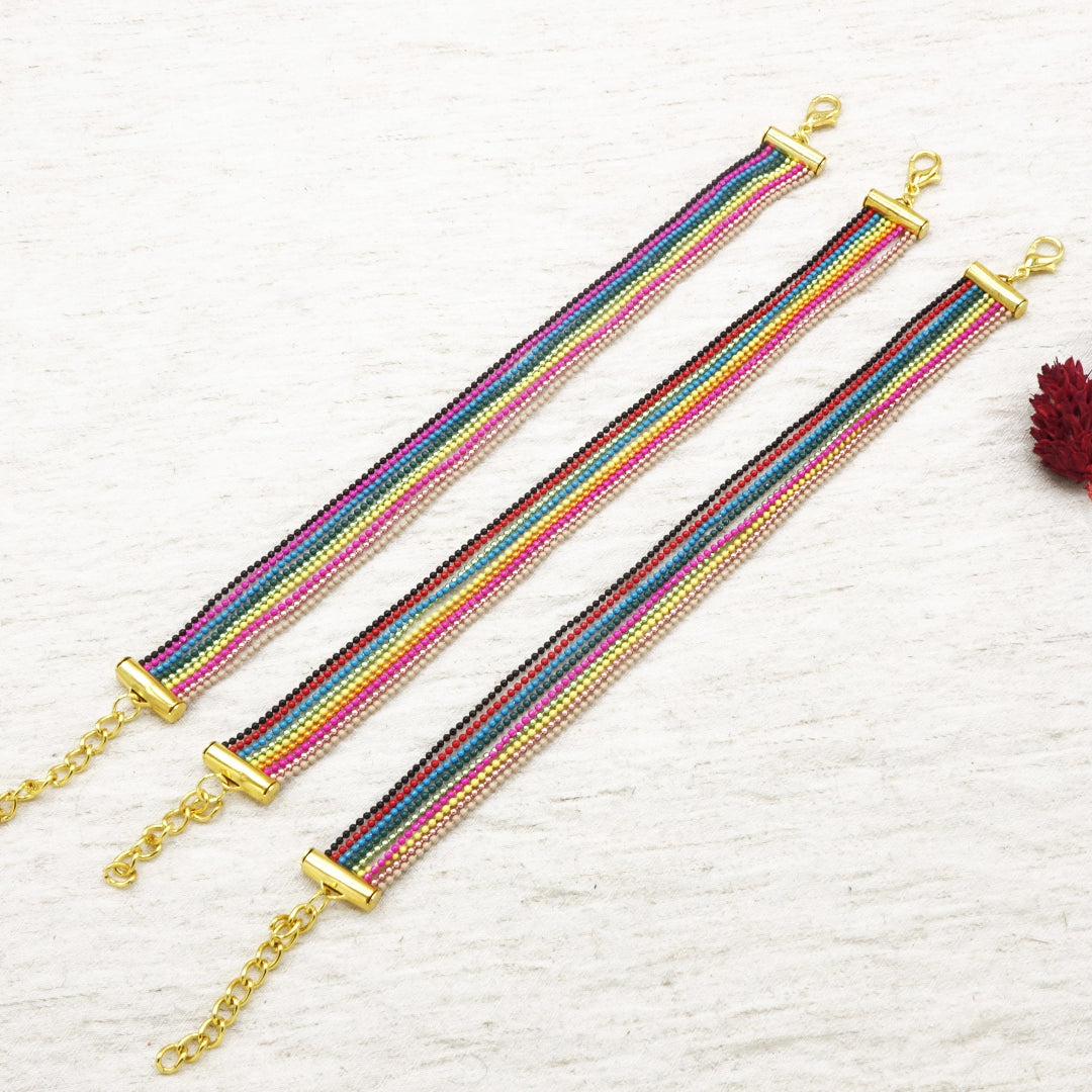 Colourful Rainbow Chain Bracelet