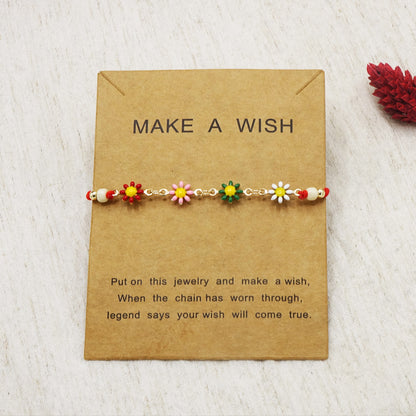 Daisy Charm Bracelet