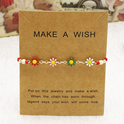 Daisy Charm Bracelet