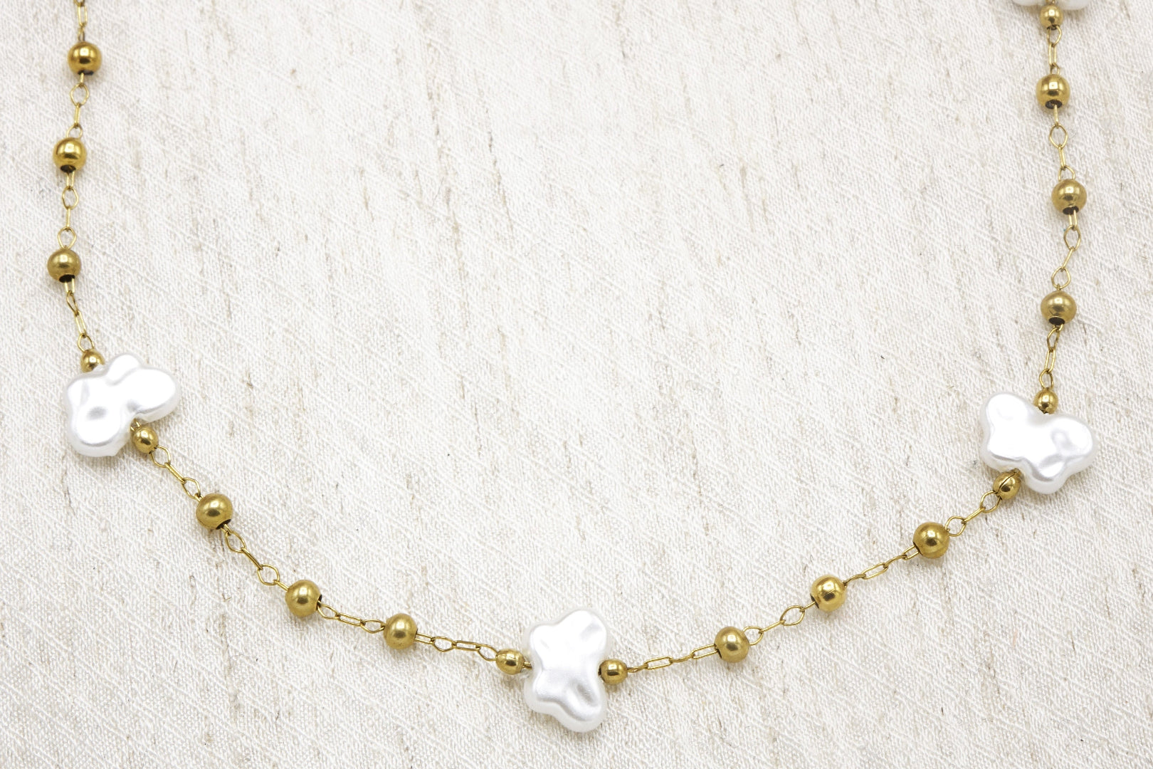Pearl Butterfly Necklace