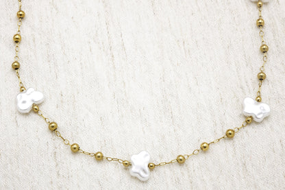 Pearl Butterfly Necklace