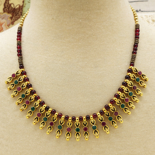 Christmas Holly Necklace