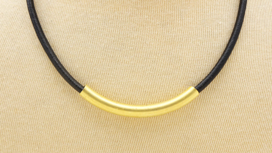 Boho Leather Choker Necklace