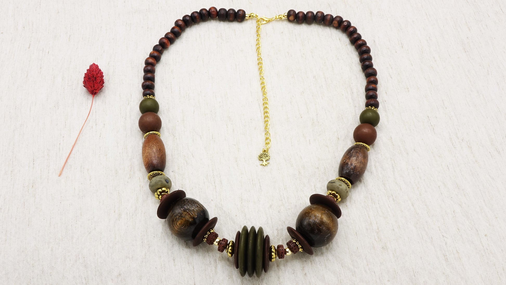 Wooden Chunky Necklace