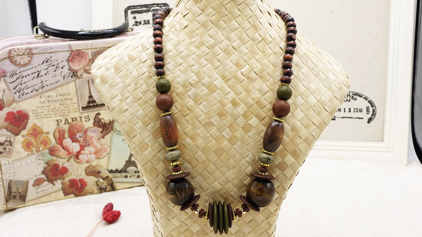 Wooden Chunky Necklace
