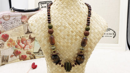 Wooden Chunky Necklace