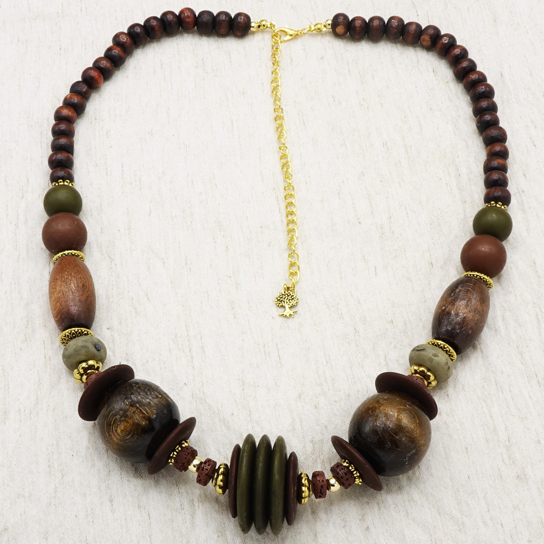Wooden Chunky Necklace