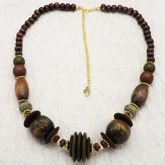 Wooden Chunky Necklace
