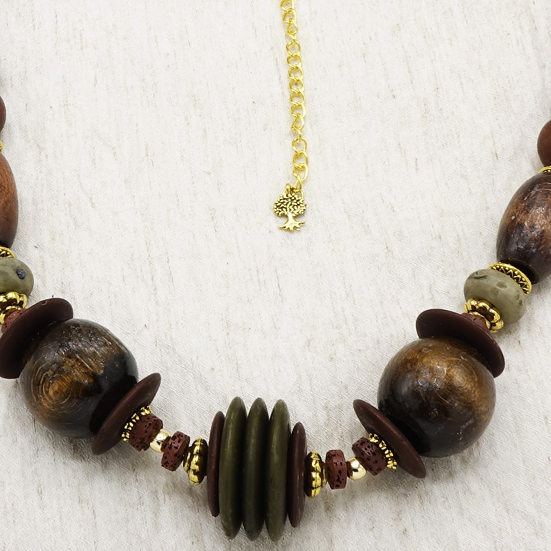 Wooden Chunky Necklace
