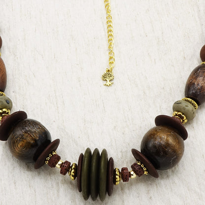 Wooden Chunky Necklace