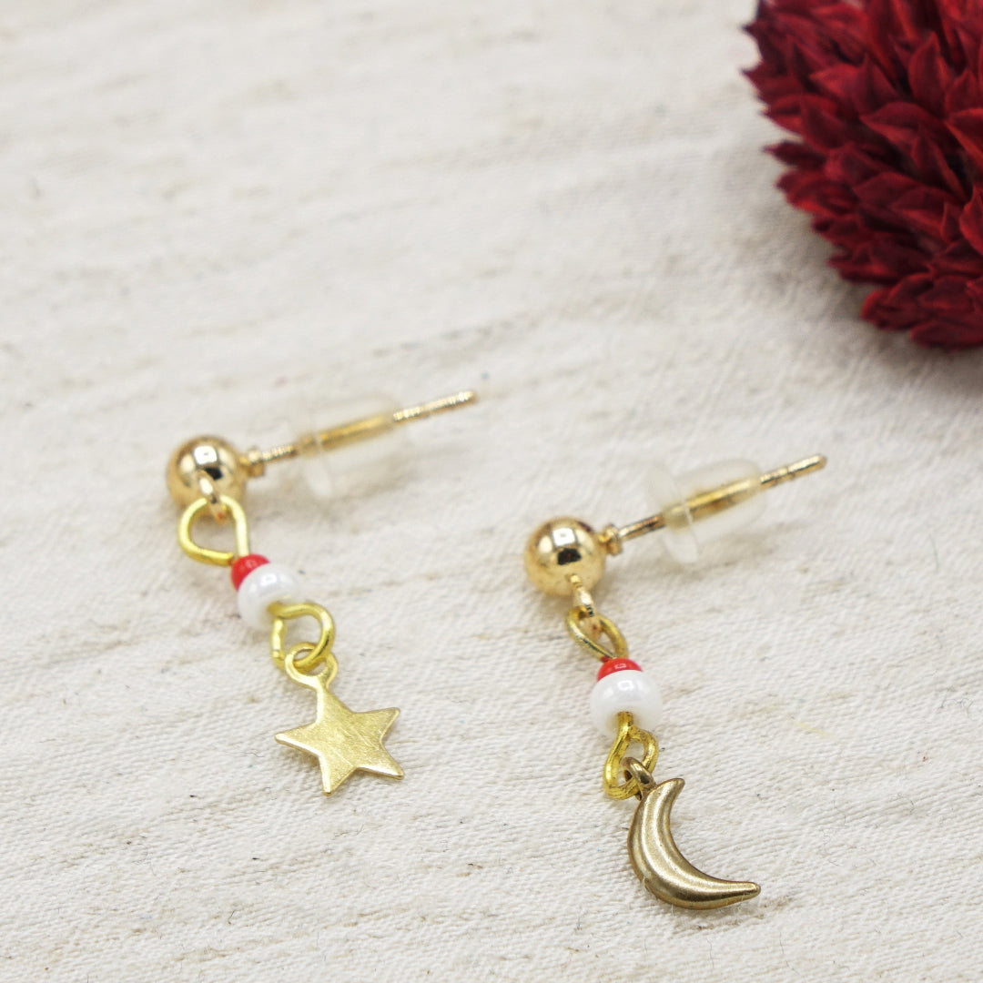 Star Moon Celestial Earring