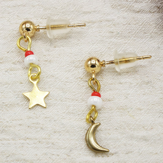 Star Moon Celestial Earring