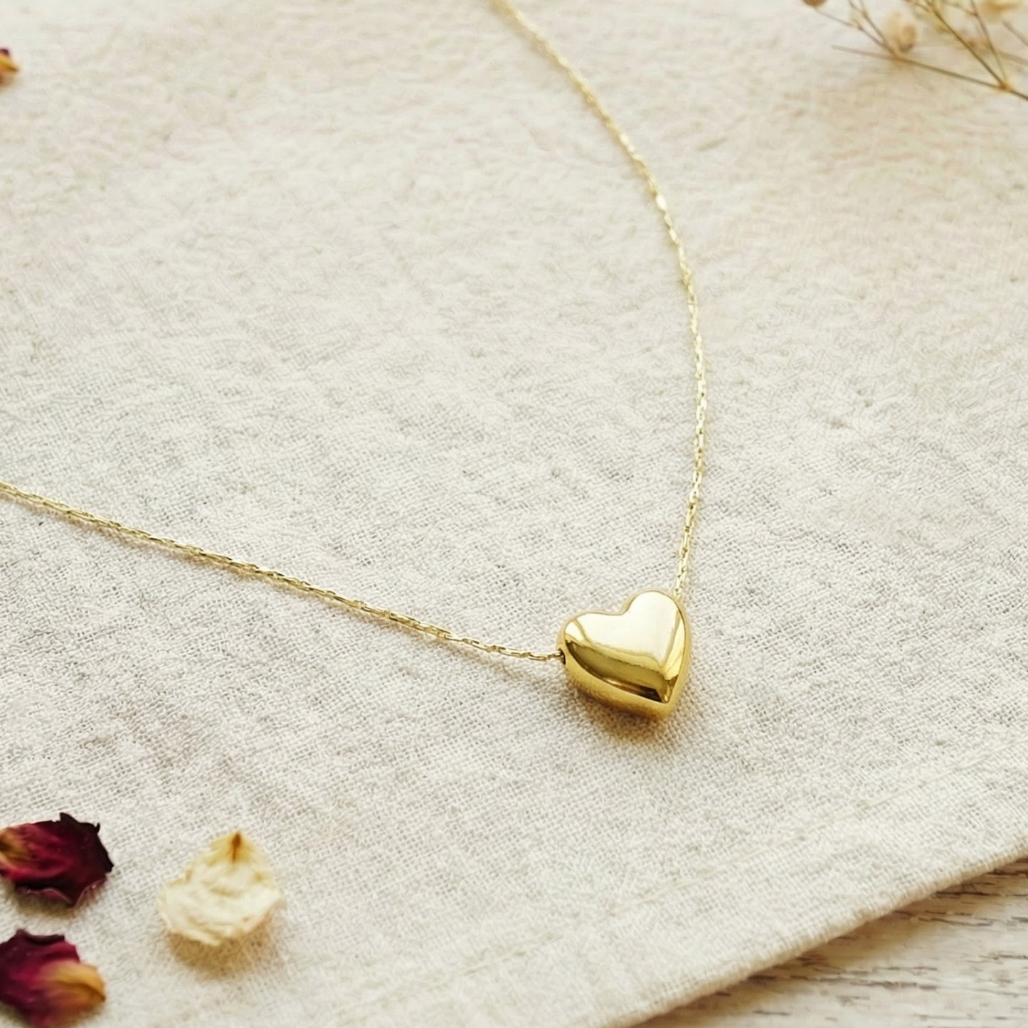 Glowing Affection Heart Necklace - Verna Artisan Works