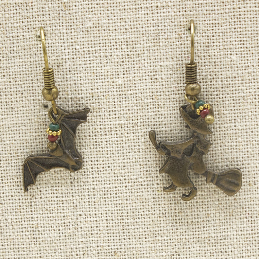 The Witch and The Bat Earring