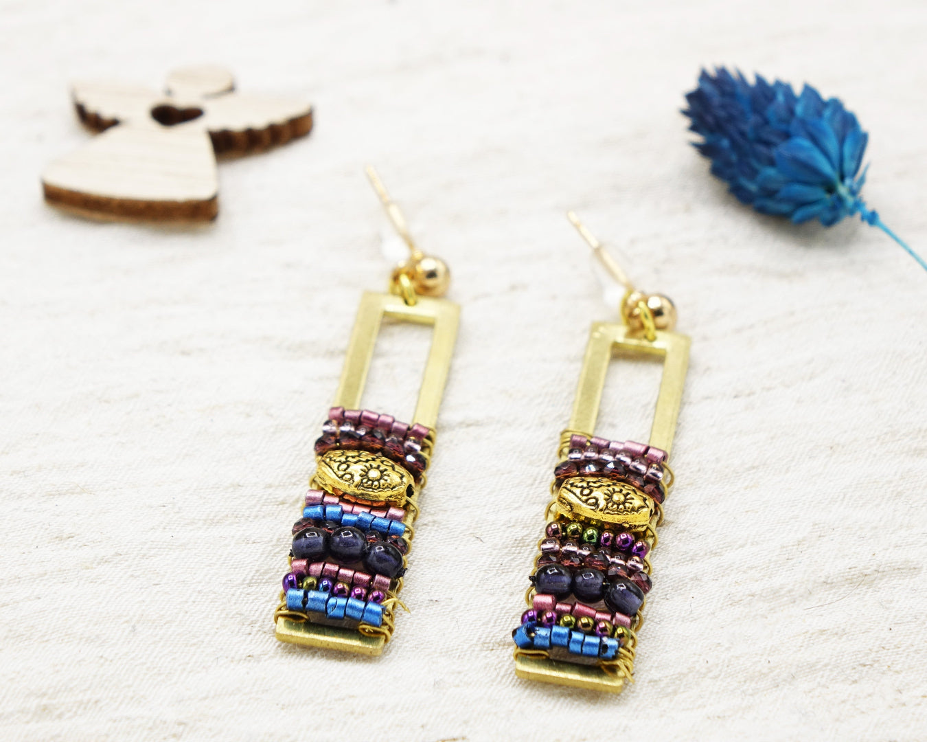 Boho Handwired Earring