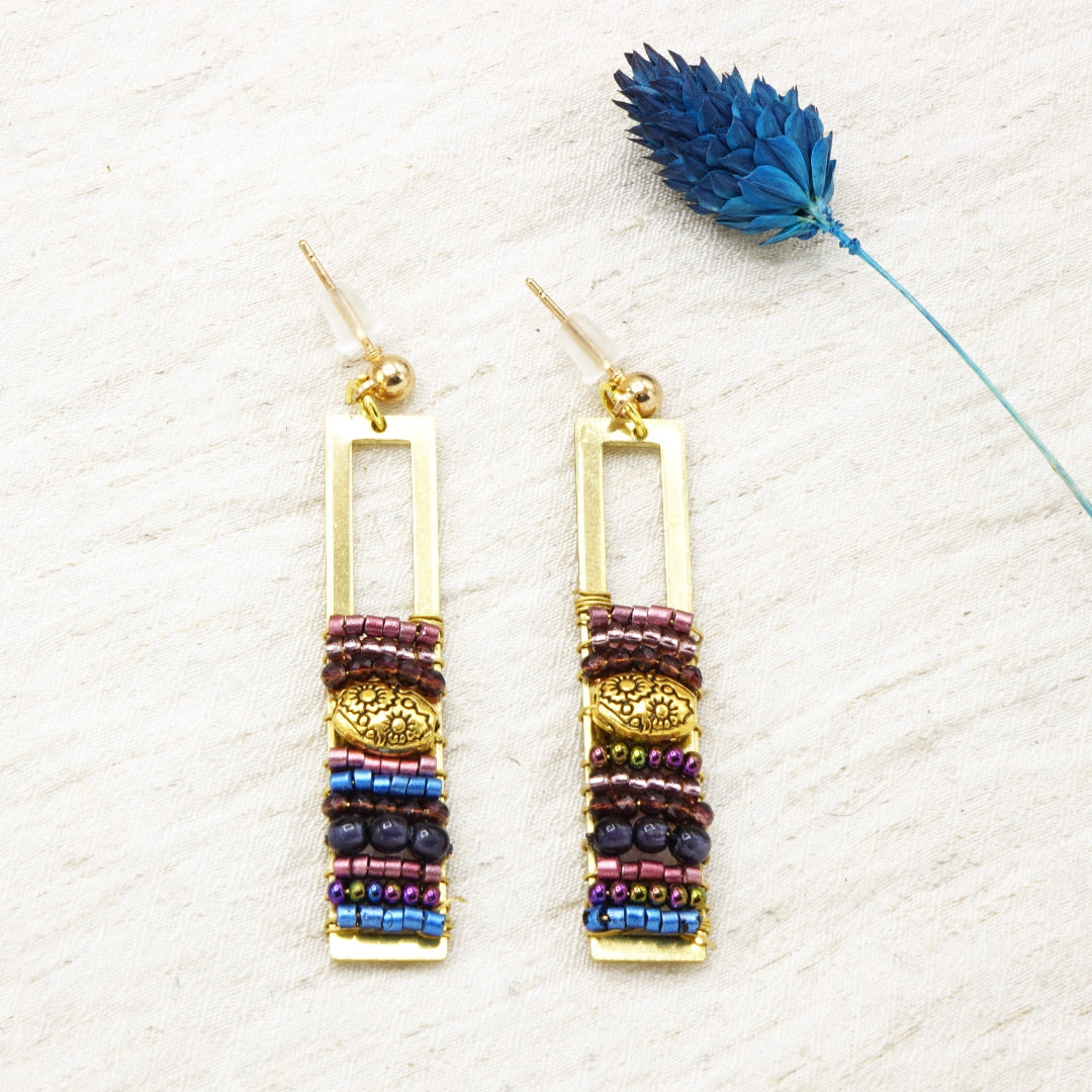 Boho Handwired Earring
