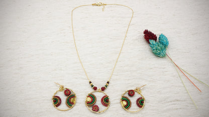 Handwired Boho Beaded Necklace