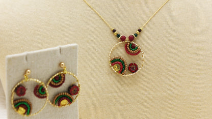 Handwired Boho Beaded Necklace