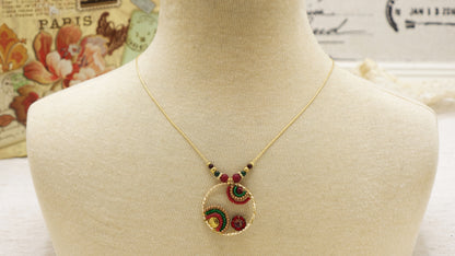 Handwired Boho Beaded Necklace