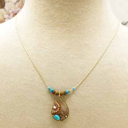 Handwired Flower Necklace