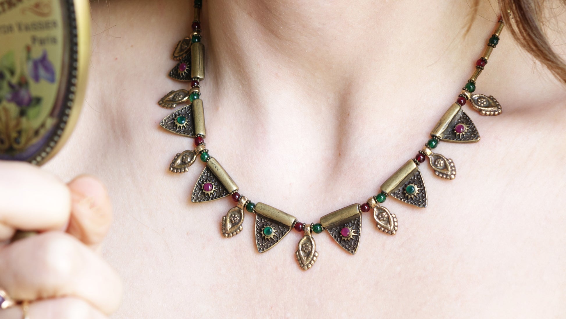 Boho Chic Beaded Necklace - Verna Artisan Works