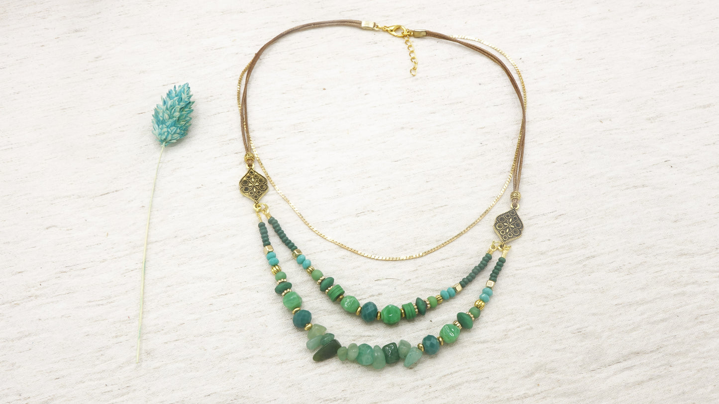 Jade Beaded Necklace - Verna Artisan Works