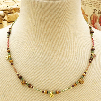 Koru Spiral New Begining Necklace - Verna Artisan Works