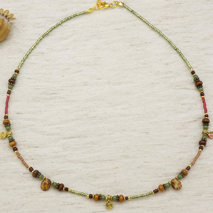 Koru Spiral New Begining Necklace - Verna Artisan Works