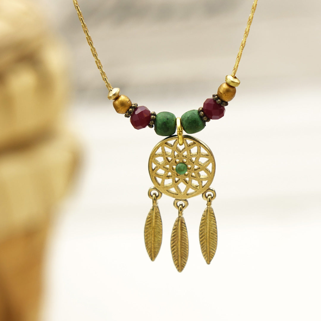 Boho Dreamcatcher Necklace