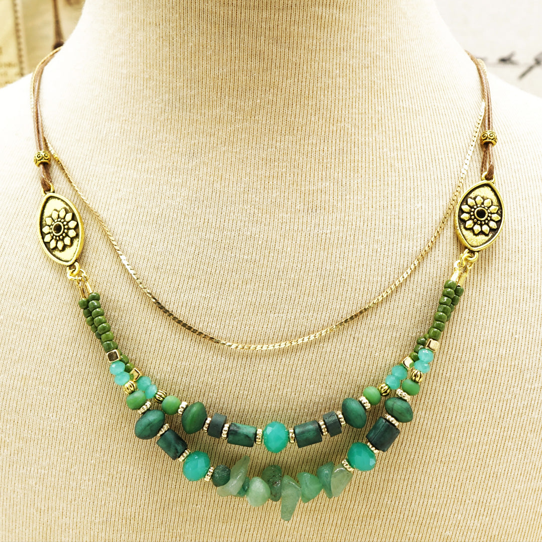 Jade Beaded Necklace