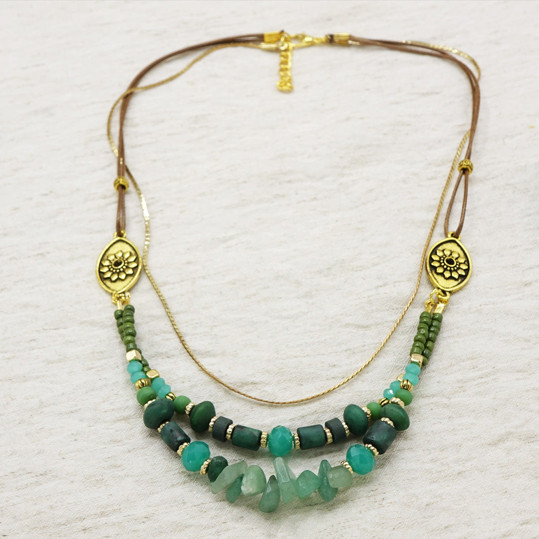 Jade Beaded Necklace