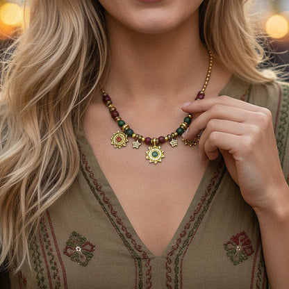 Boho Chic Star Necklace