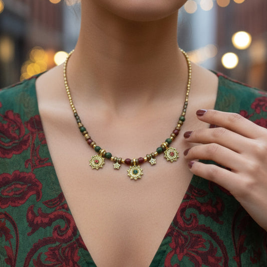 Boho Chic Star Necklace