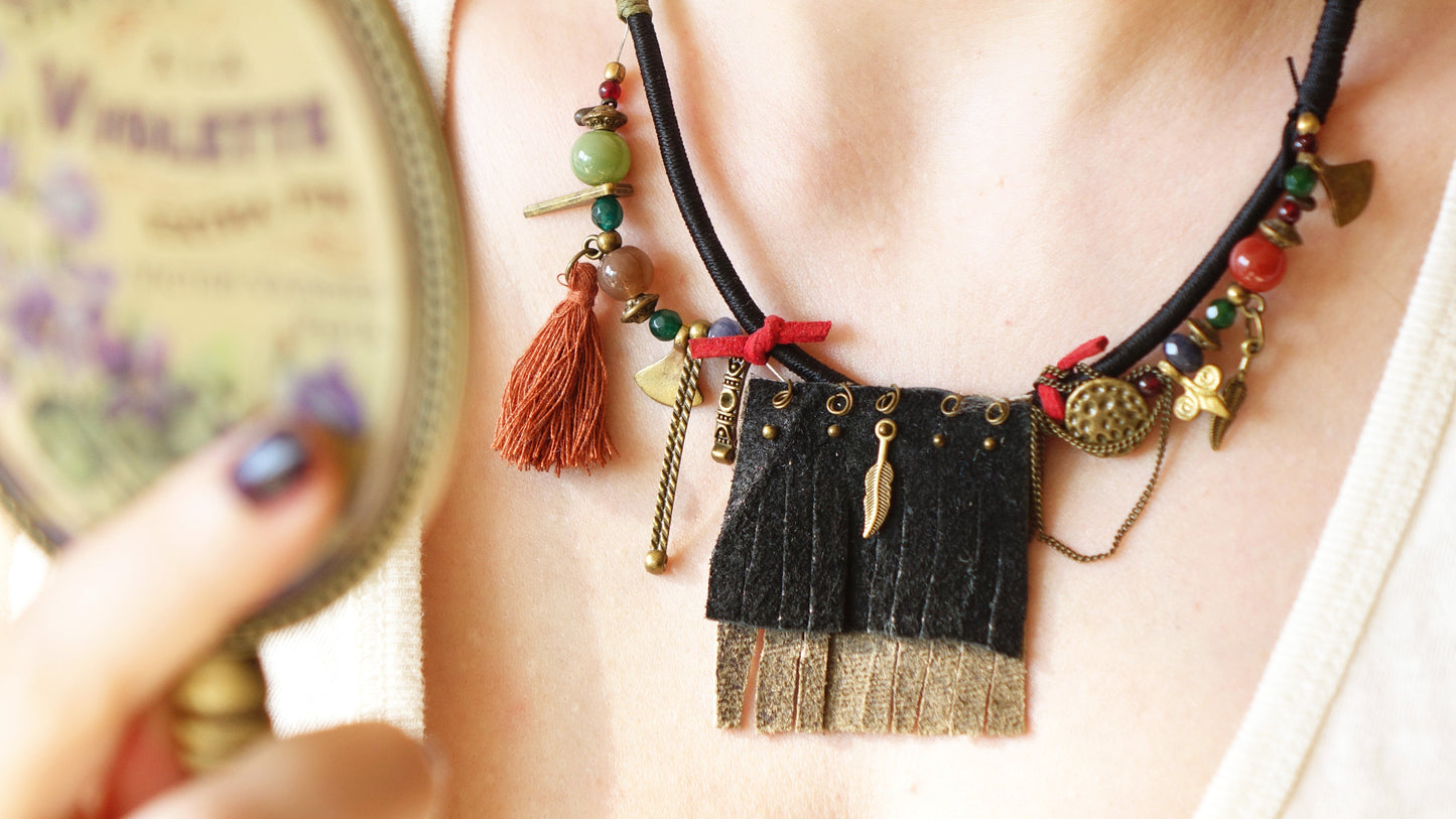 Boho Chic Tassel Necklace