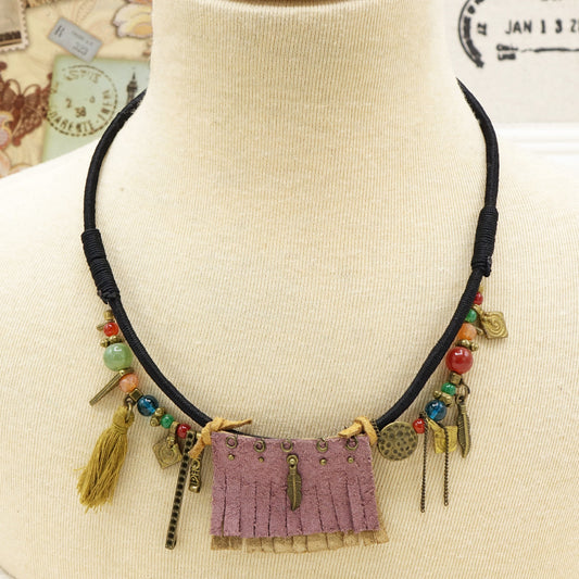 Boho Chic Tassel Necklace