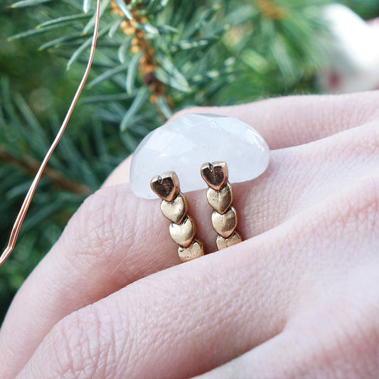 Rose Quartz Statement Ring – Wholesale Listing (Assorted Gold & Silver Bronze Bands) - Verna Artisan Works