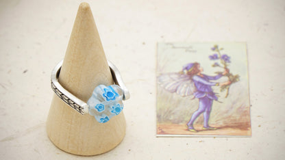 Murano-Style Millefiori Glass Flower Rings | Wholesale Listing